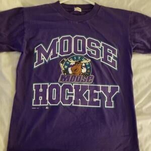 Manitoba Moose Ihl Hockey Team 1999 Vintage Sports Fan Un??isex T-Shirt